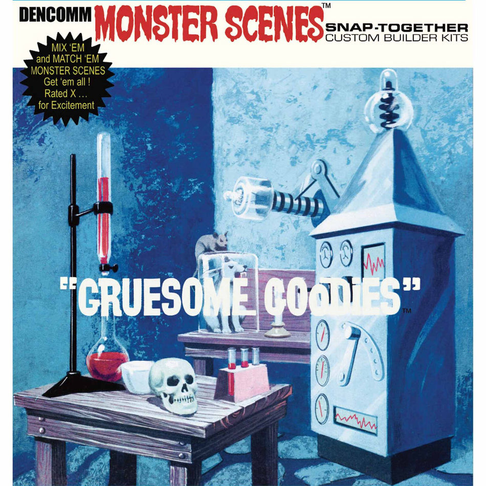 Atlantis 1/13 Monster Scene Gruesome Goodies Figure Snap Together Model Kit D634