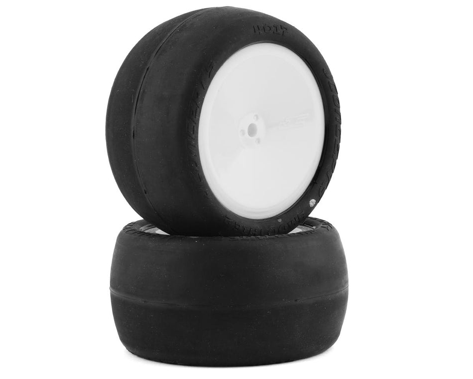 Jconcepts Smoothie 2 Silver PreMount Tire on 3348W 2wd 4wd Buggy Rear 40171691 image 0