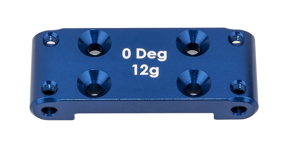 Team Associated Front Bulkhead Aluminum 0 Degree B6.4 &amp; B6.4D ASC91987 91987 image 0