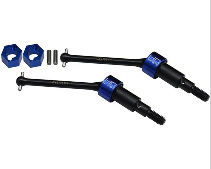 Hot Racing Steel Rear CVD Axles Drive Shafts for Losi 1/12 Grom Nascar GRM288NCR