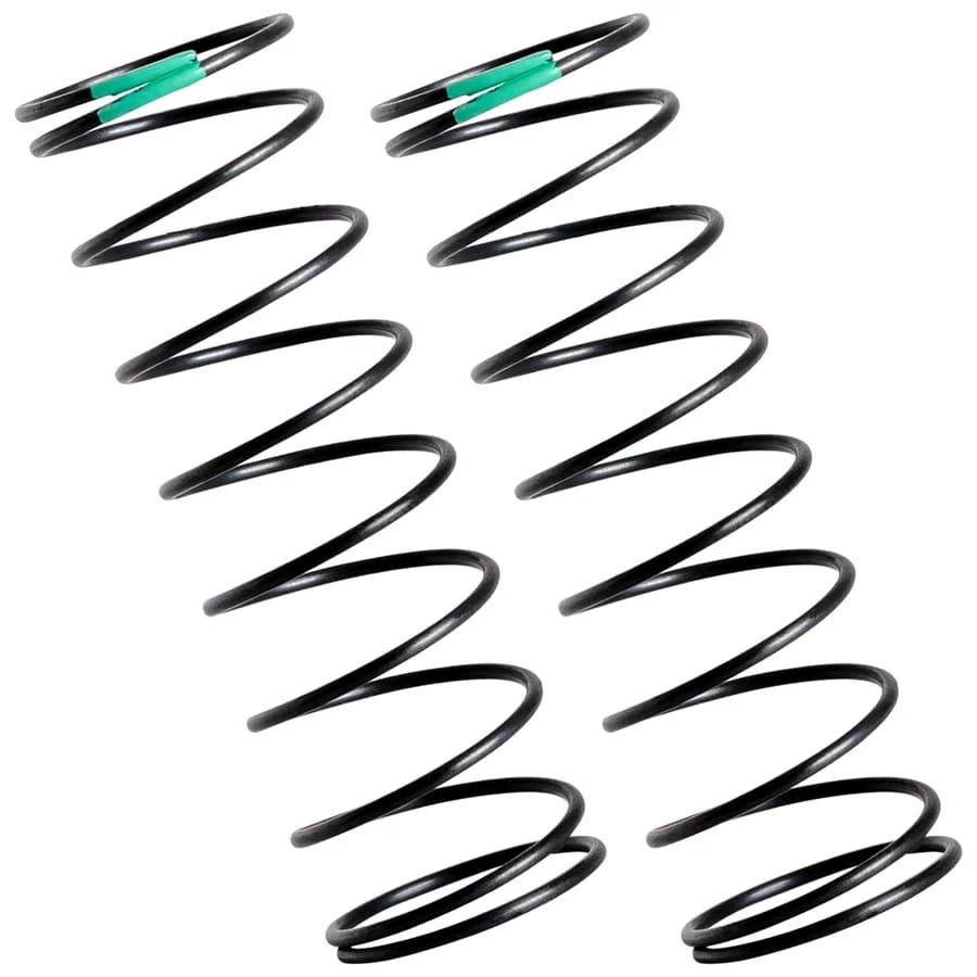 1UP Racing X-Gear 13mm Buggy Rear Springs 2X Hard 9.25T Green 10526 image 0