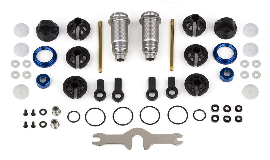 Team Associated V2 12x 27.5mm Threaded Rear Shock Kit DR10 &amp; SR10 ASC72032 72032 image 0