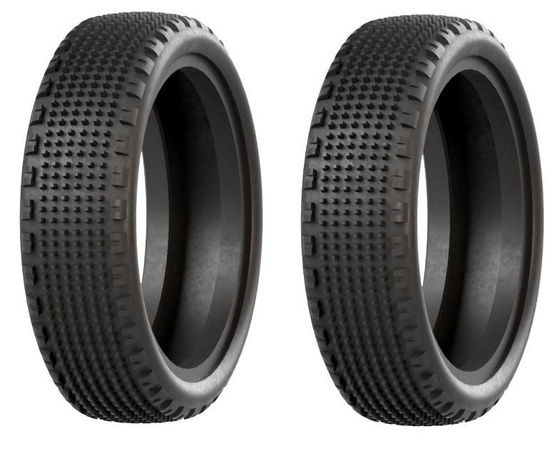 Raw Speed Rewind 2.2" Front Buggy Carpet Tire 2wd Yellow Soft 100115S
