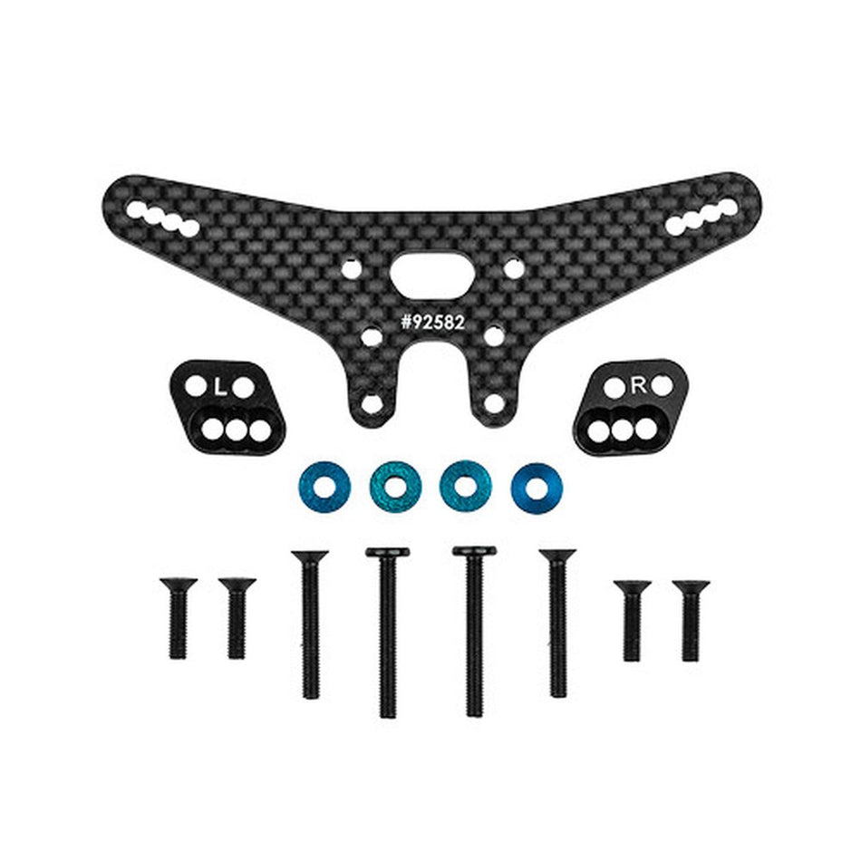 Team Associated Gull Dropper Rear Shock Tower Conversion -2mm B7.1 B7.1d 92582