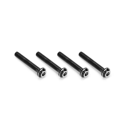 Jconcepts 3x22mm Top Hat Titanium Screw Black 4pc JCO51432 51432 image 0