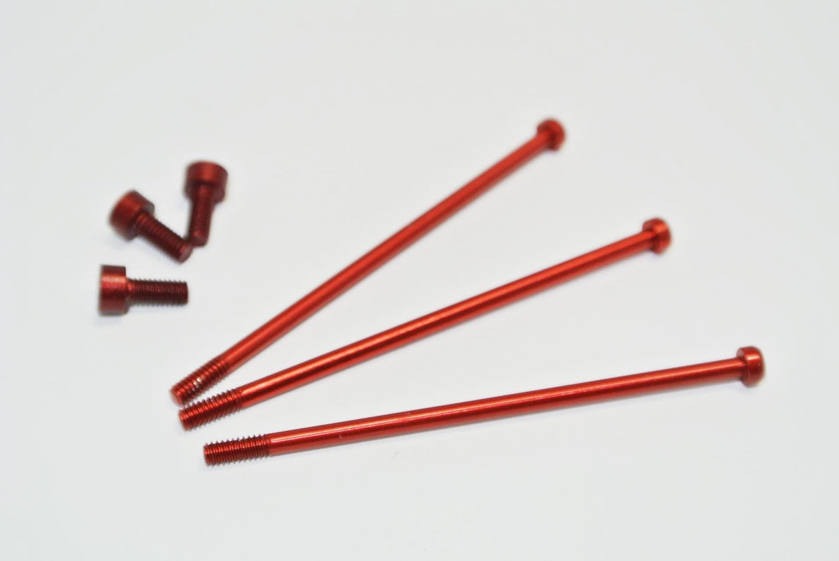 Full Set of 6 Aluminum Screws for R1 Wurks V21 Motors image 0