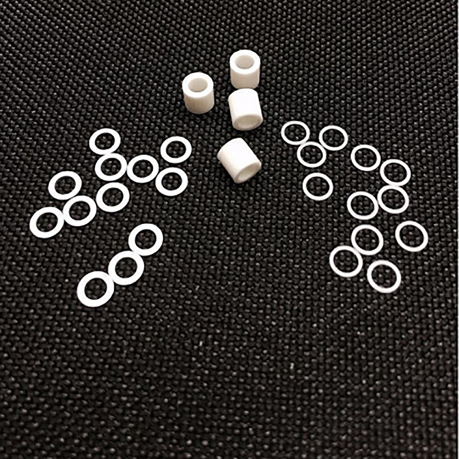 Trinity Ultimate PTFE &amp; Aluminum Brushless Motor Shim Kit (28pc) TEP1177U image 0
