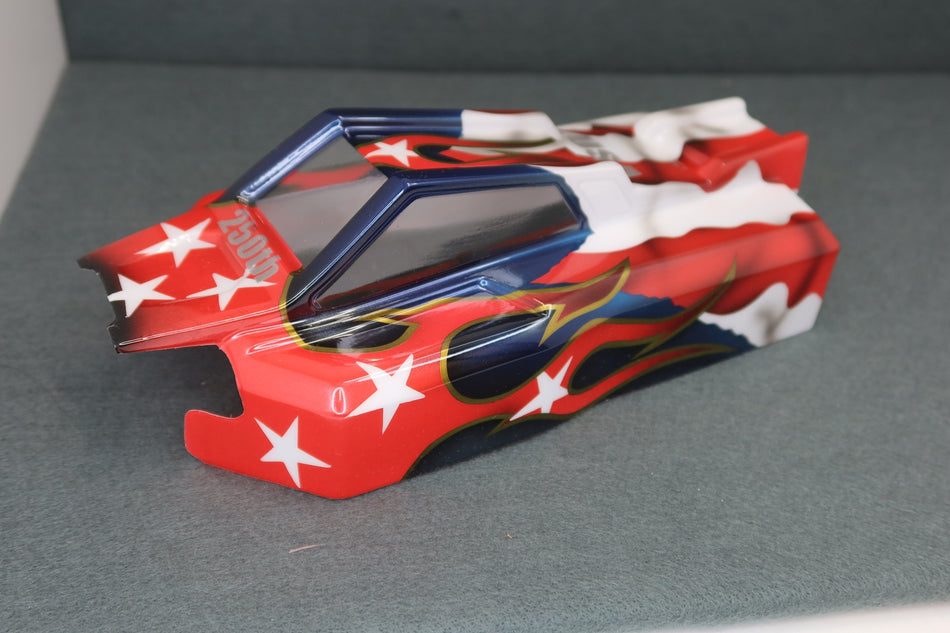 Ron's Reserve Custom Airbrush Painted Body TLR 22X-4 or 22x-4 Elite 4wd Buggy