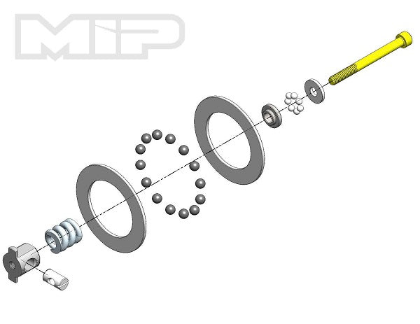MIP Super Diff Carbide Rebuild Kit TLR Team Losi Racing 22 Series MIP17065 17065 image 0