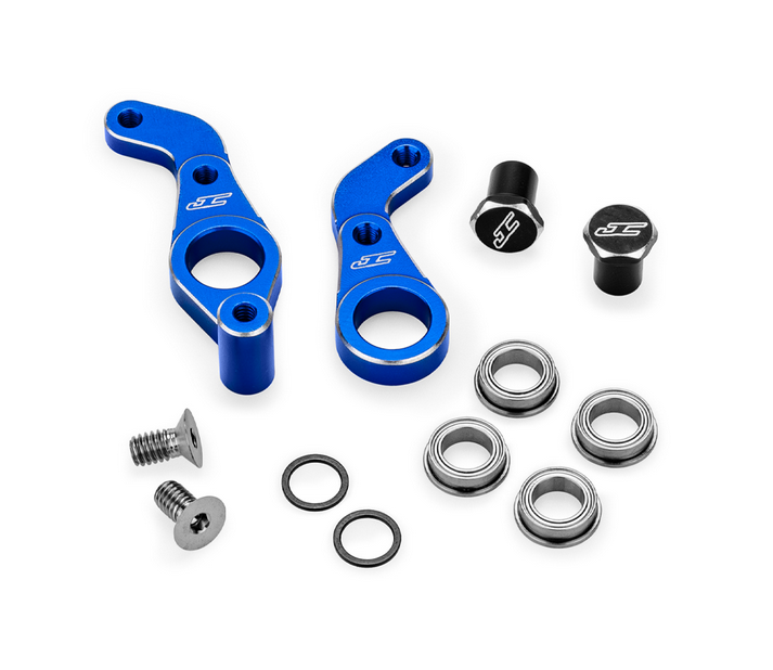 Jconcepts Steering Bellcrank Kit (Blue) for Team Associated RC10 - RC10T 5286-1
