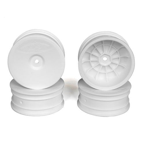 DE Racing Speedline Front Buggy Wheels for Associated B6.3 B6.4 B6.4D Kyosho RB6 White DER-SB4-AFW image 0