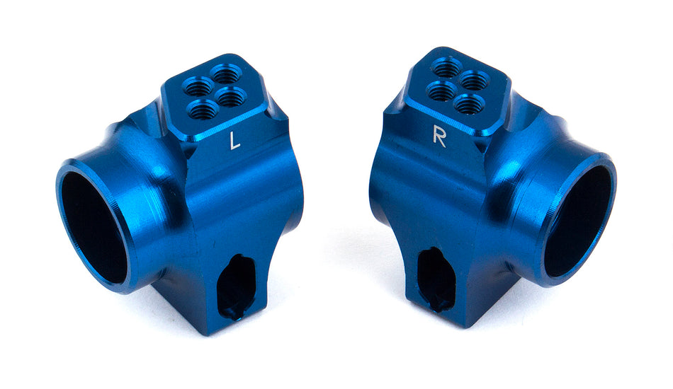 Associated Factory Team Blue Aluminum Rear Hubs B6 B6.1 91760 image 0