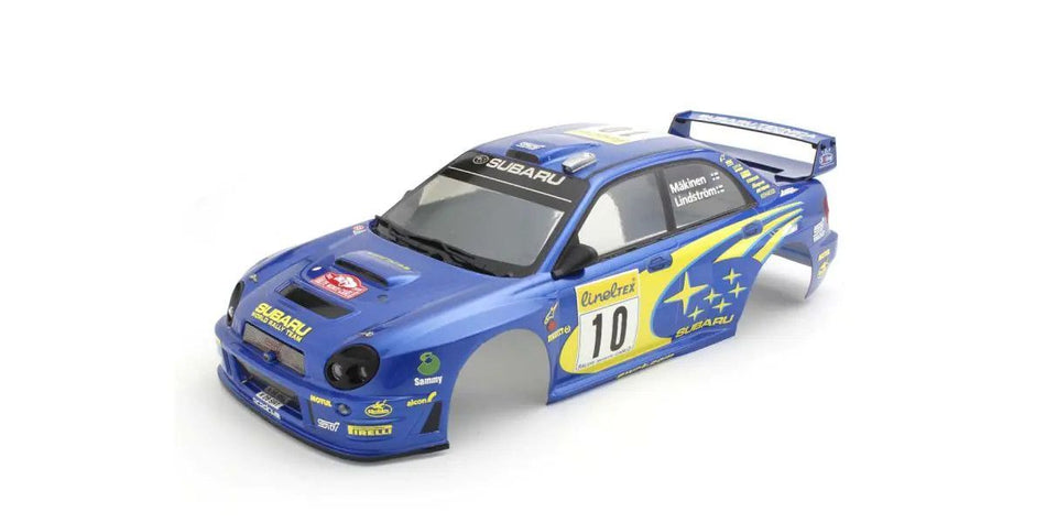 Kyosho 1/10 Subaru Impreza WRC 2002 Decoration Painted Body Set FAB612BL image 0
