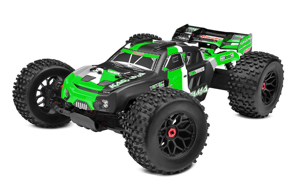 Team Corally Kagama XP 6S Monster Truck Roller Chassis Green COR00474-G image 0