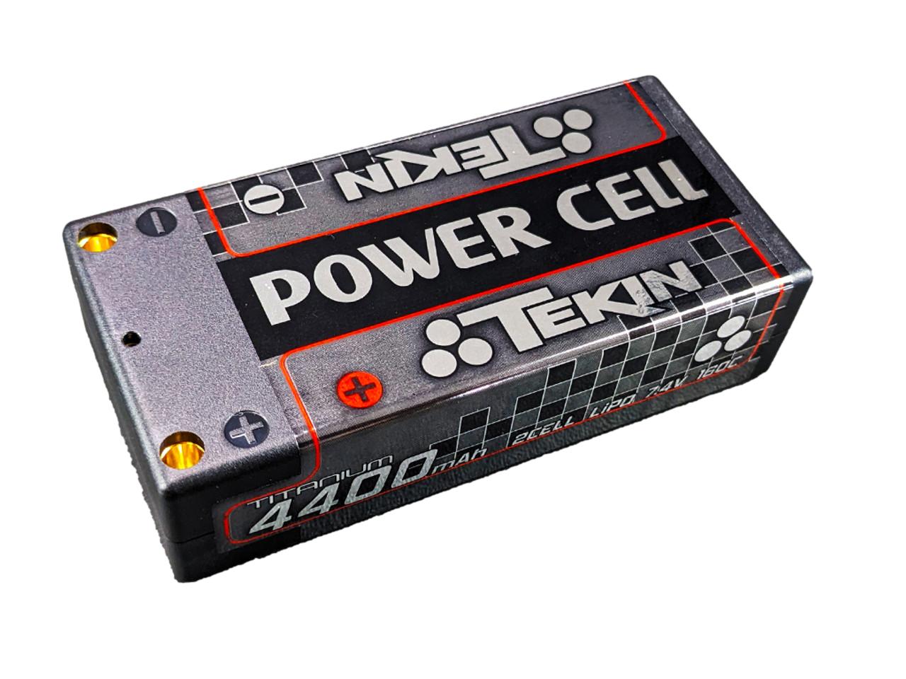 Tekin Titanium POWER CELL 4400mAh 2s 160C Shorty LiPo Battery TT1652 image 0