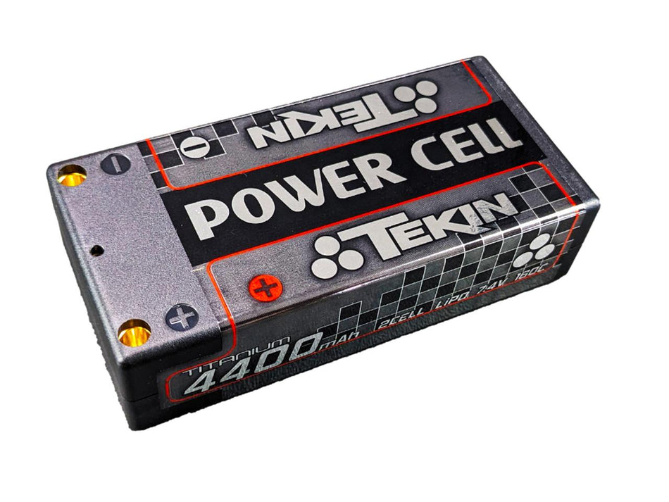 Tekin Titanium POWER CELL 4400mAh 2s 160C Shorty LiPo Battery TT1652 image 0