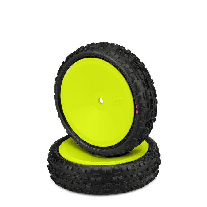 Jconcepts Swaggers 2wd Front Buggy Tires Pink Compound 3376Y Wheels 3137201011 image 0