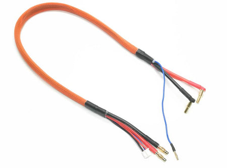24in (2 foot) 1s &amp; 2s LiPo Charging Cable Leads - Harness 4mm/5mm Bullets (Colors) image 4