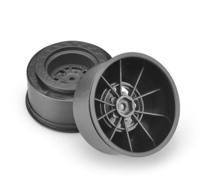 Jconcepts Tactic Rear Drag Racing Wheels 12mm Hex (2pc) Slash DR10 JCO3400B image 1