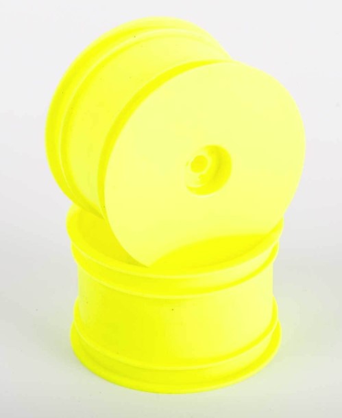 Raw Speed Buggy Rear Wheel Yellow B6.2 RB6 RB7 SRX YZ2EB410 150501Y RWS150501Y image 0