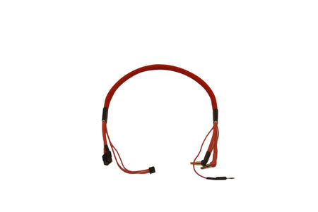24in (2 foot) 2s LiPo Charging Cable Leads Harness XT60 to 4mm/5mm Bullets - Orange image