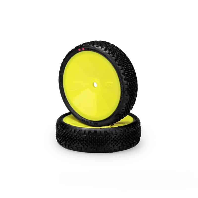 Jconcepts Pin Swag 2wd Front Buggy Pre-mount Tires on 3376Y Wheels 3181201011 image 0