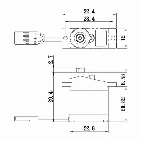 Savox SH-0256 Micro Super Torque Digital Servo w/Soft Start image 1
