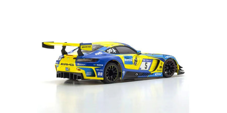 Kyosho ASC MR03W-MM Mercedes-AMG GT3 Blue/Yellow Autoscale Body MZP247BLY image 1