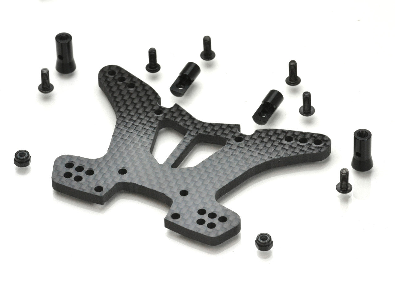 Exotek Carbon Fiber Rear Shock Tower Traxxas Slash 4x4 / Stampede 4x4 2213 image 0