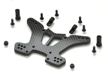 Exotek Carbon Fiber Rear Shock Tower Traxxas Slash 4x4 / Stampede 4x4 2213 image 0