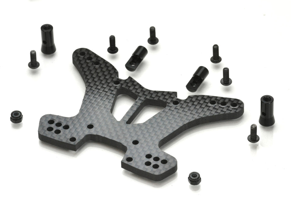 Exotek Carbon Fiber Rear Shock Tower Traxxas Slash 4x4 / Stampede 4x4 2213 image 0