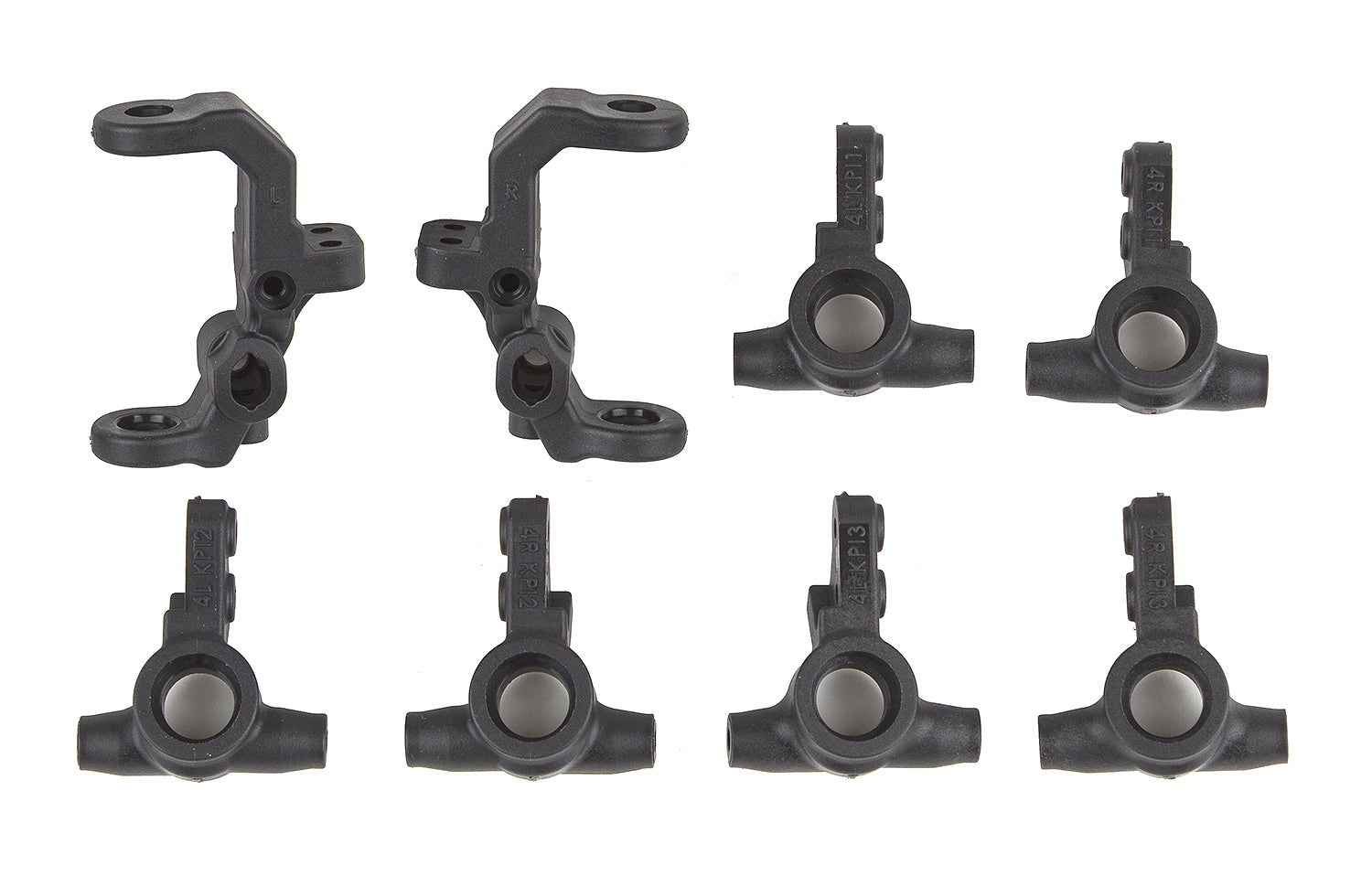Team Associated B7 &amp; B7d FT Front Caster and Steering Blocks Carbon 92415 image 0