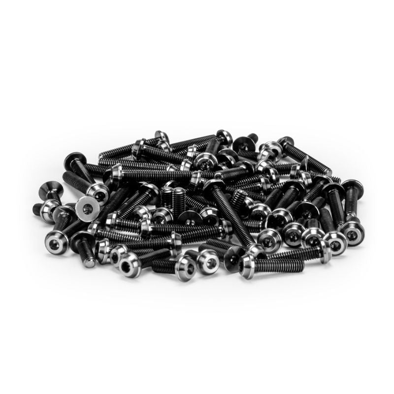 Jconcepts Associated B7 B7D Titanium Top Hat Screw Set Upper Black 74pc 51382 image 0