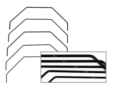 Team Associated B7 &amp; B7d Rear Anti-Roll Bar Set of 5 (different sizes) 92458 image 0