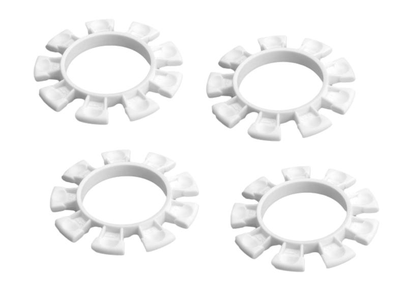 Jconcepts Satellite Bands Tire Gluing Rubber Bands Set 4 White 1/10 1/18 Scale image 0