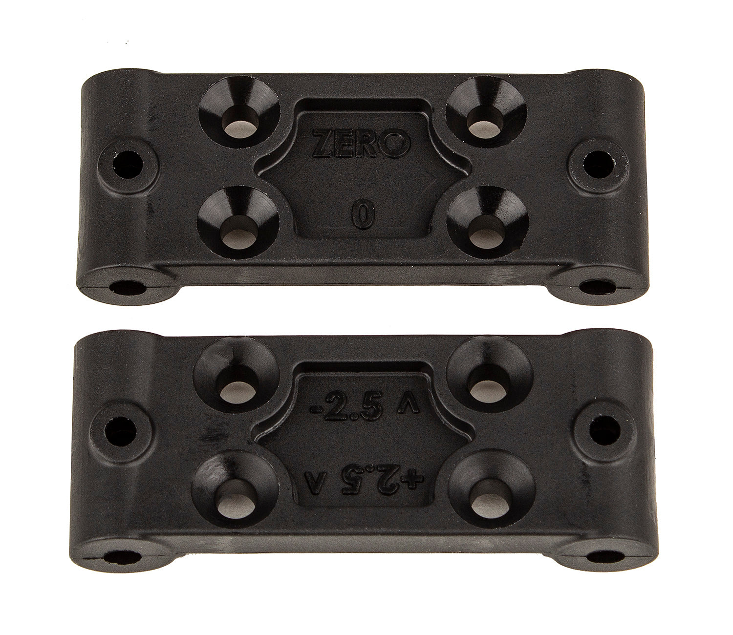 Team Associated Front Bulkhead Set (0 &amp; 2.5 Degree) B6.4 B6.4D ASC91979 91979 image 0