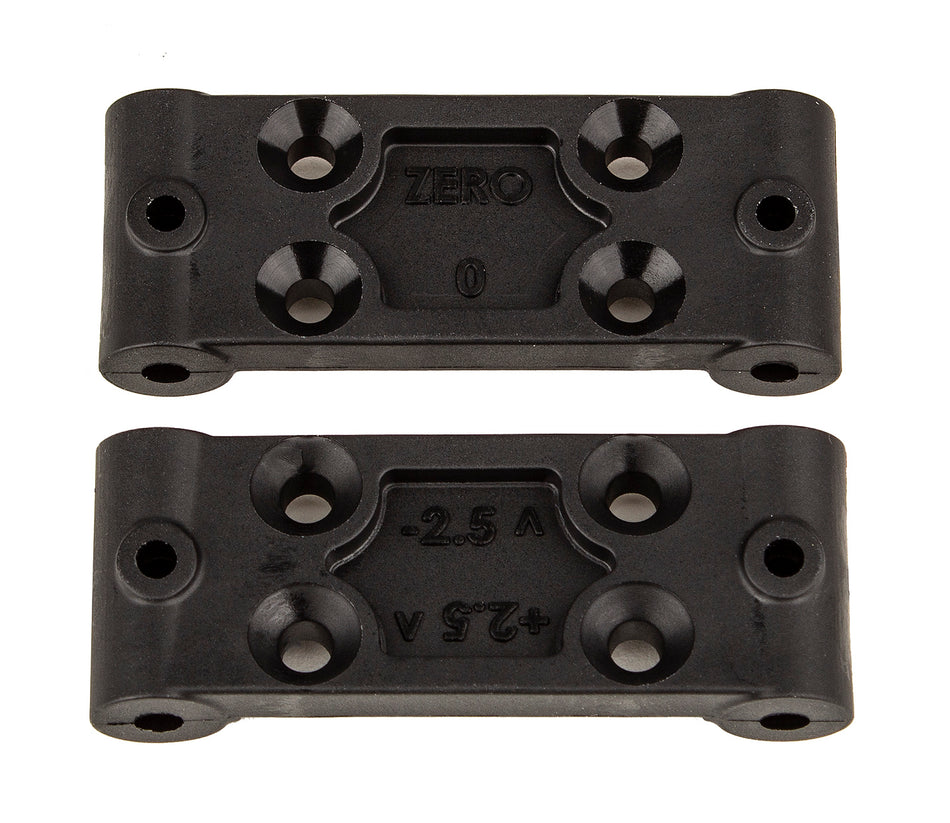 Team Associated Front Bulkhead Set (0 &amp; 2.5 Degree) B6.4 B6.4D ASC91979 91979 image 0