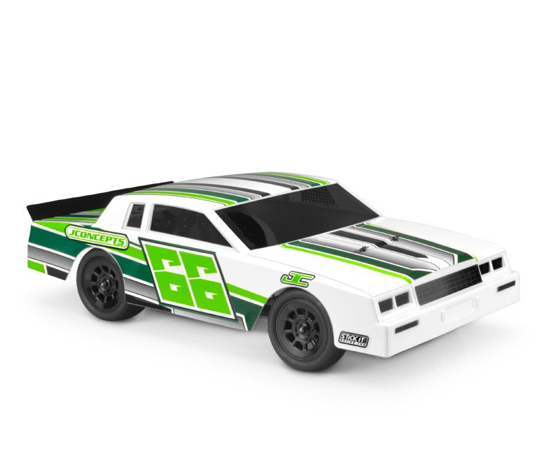 Jconcepts 1987 Chevy Monte Carlo Street Stock 1/10 Clear Body LW 0422L
