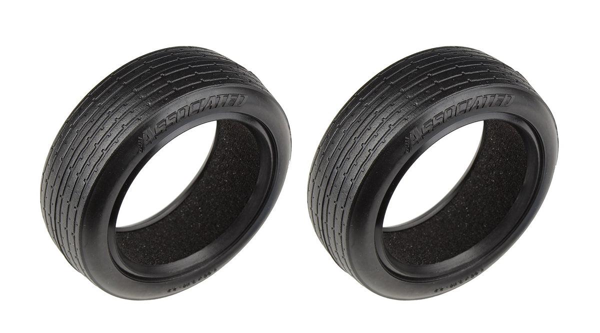 Team Associated DR10 No Prep Front 2.2 Drag Tires w/ Inserts ASC71075 71075 image 0