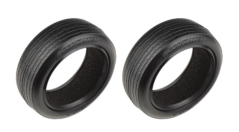 Team Associated DR10 No Prep Front 2.2 Drag Tires w/ Inserts ASC71075 71075 image 0