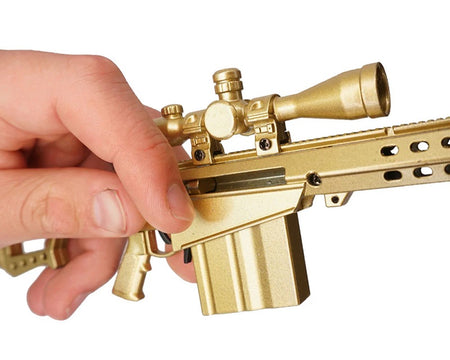 GoatGuns 1/3 Scale Die Cast .50 Cal Barrett 82A1 Model Gold GOA50-GOLD image 1