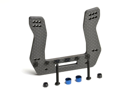 Traxxas Slash Drag Front Shock Tower 4mm Carbon Fiber 2049 image 0