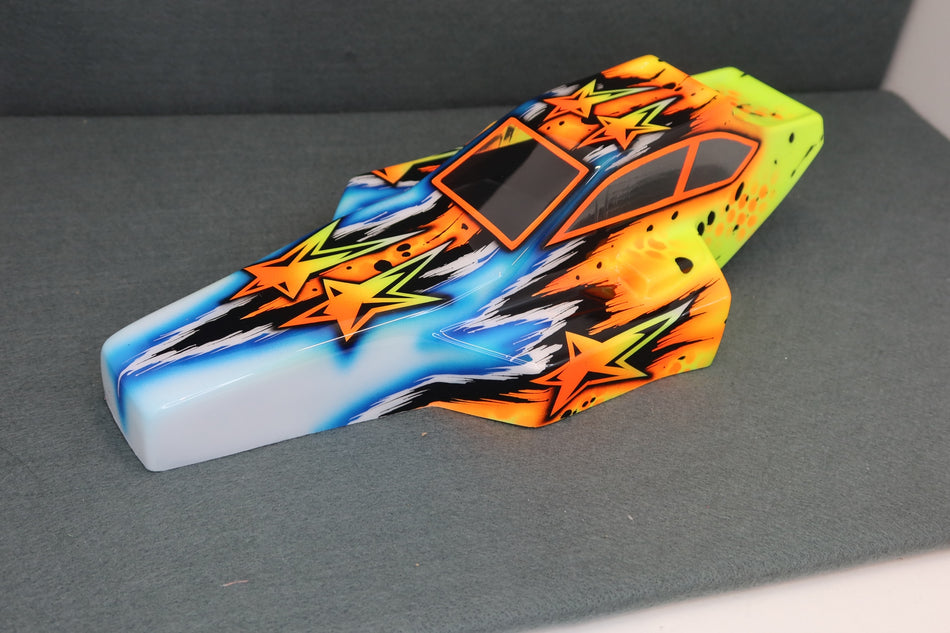 Ron's Reserve Series Custom Airbrush Painted Body for Team Associated RC10 Buggy