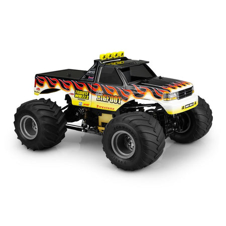 Jconcepts 1993 Bigfoot Ford F-250 Tribute Wheels Body w/Fastback &amp; Visor 0404TW image 0