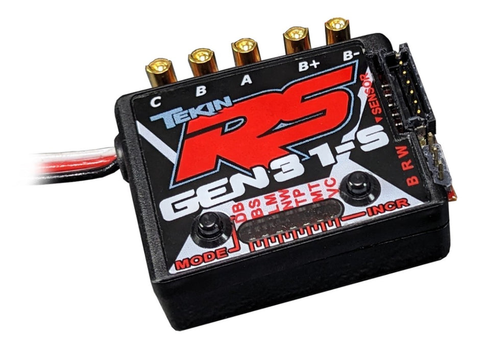 Tekin Tekin RS GEN3 1S Brushed/ Brushless ESC Electronic Speed Control TT1162 image 0