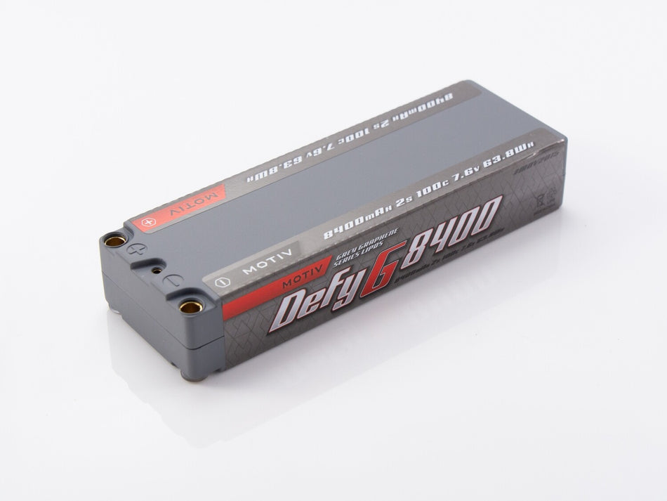 Motiv Defy G Grey Graphene 8400mah 2s 7.6v HiV 100c Lipo Battery MOV2015 image 0