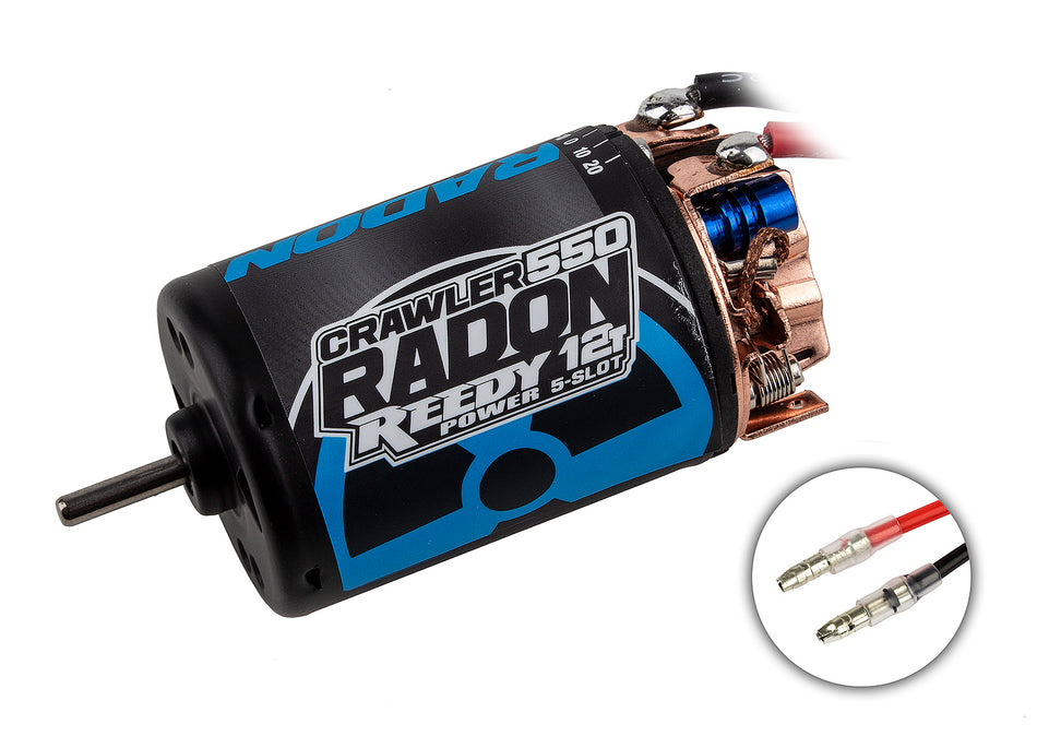 Reedy Radon 2 Crawler 550 12T 5-Slot 1850kV Brushed Motor ASC27463 image 0
