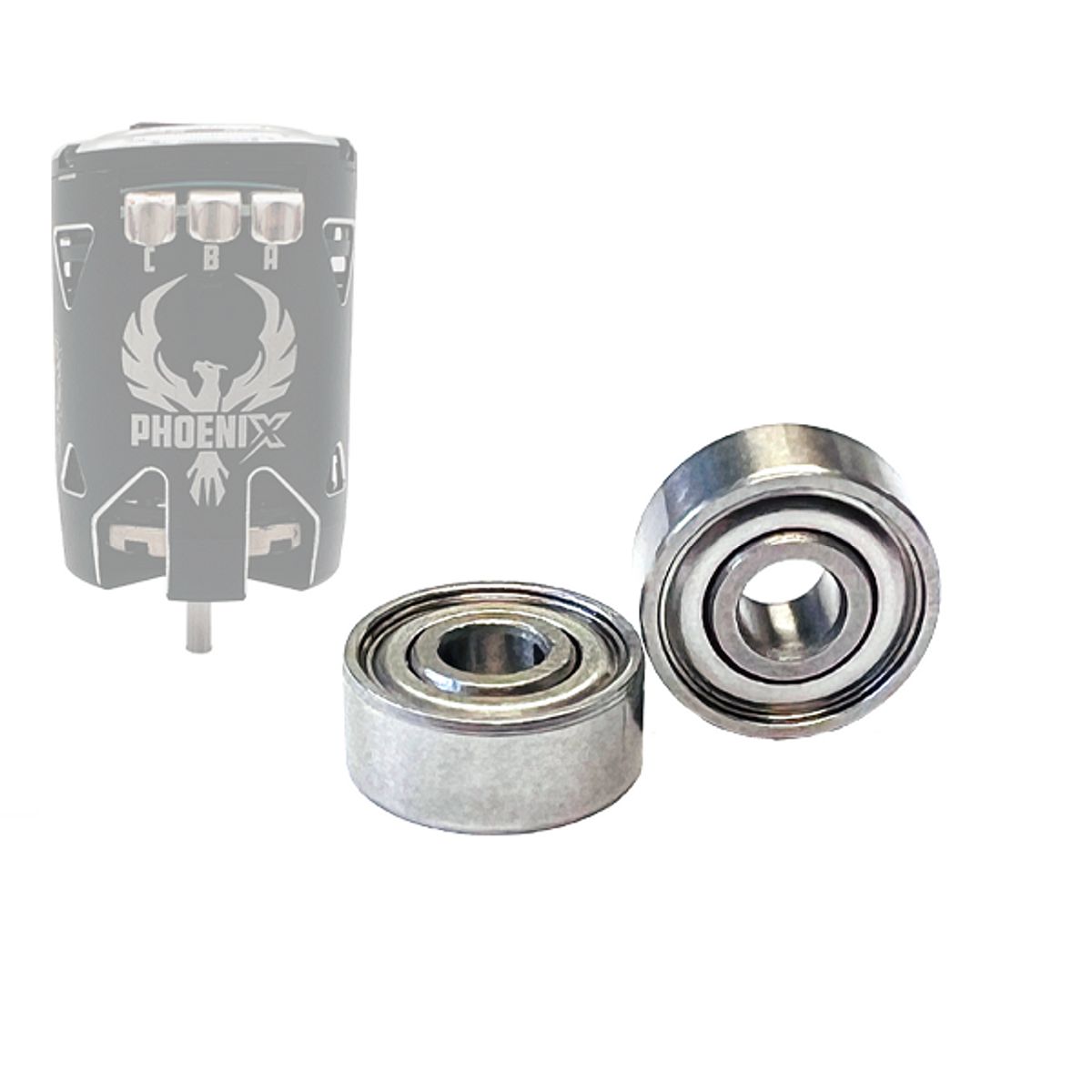 Team Exalt High Quality Ceramic Motor Bearings 1/8 x 3/8 x 5/32 (2pcs) EXA0230 image 0