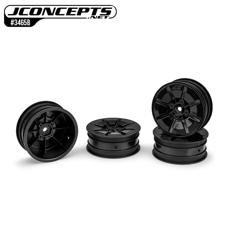 Jconcepts Pioneer Front 2wd 2.2 Buggy Wheel Black for B7/B7D (AE offset) 3465B image 0