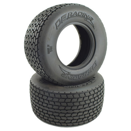 DE Racing Mini G6T Rear Clay Tire For Street Stock - Modified w/inserts 2pcs DER-G6R-C1 image 0
